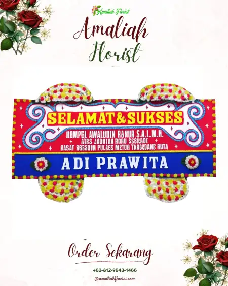 Papan Bunga Ucapan Selamat Kandangmas